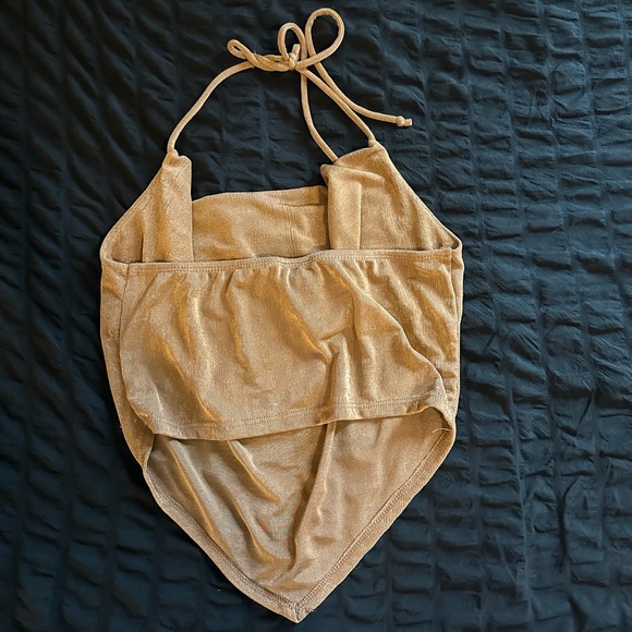 Super cute shimmery halter top! - Picture 2 of 2